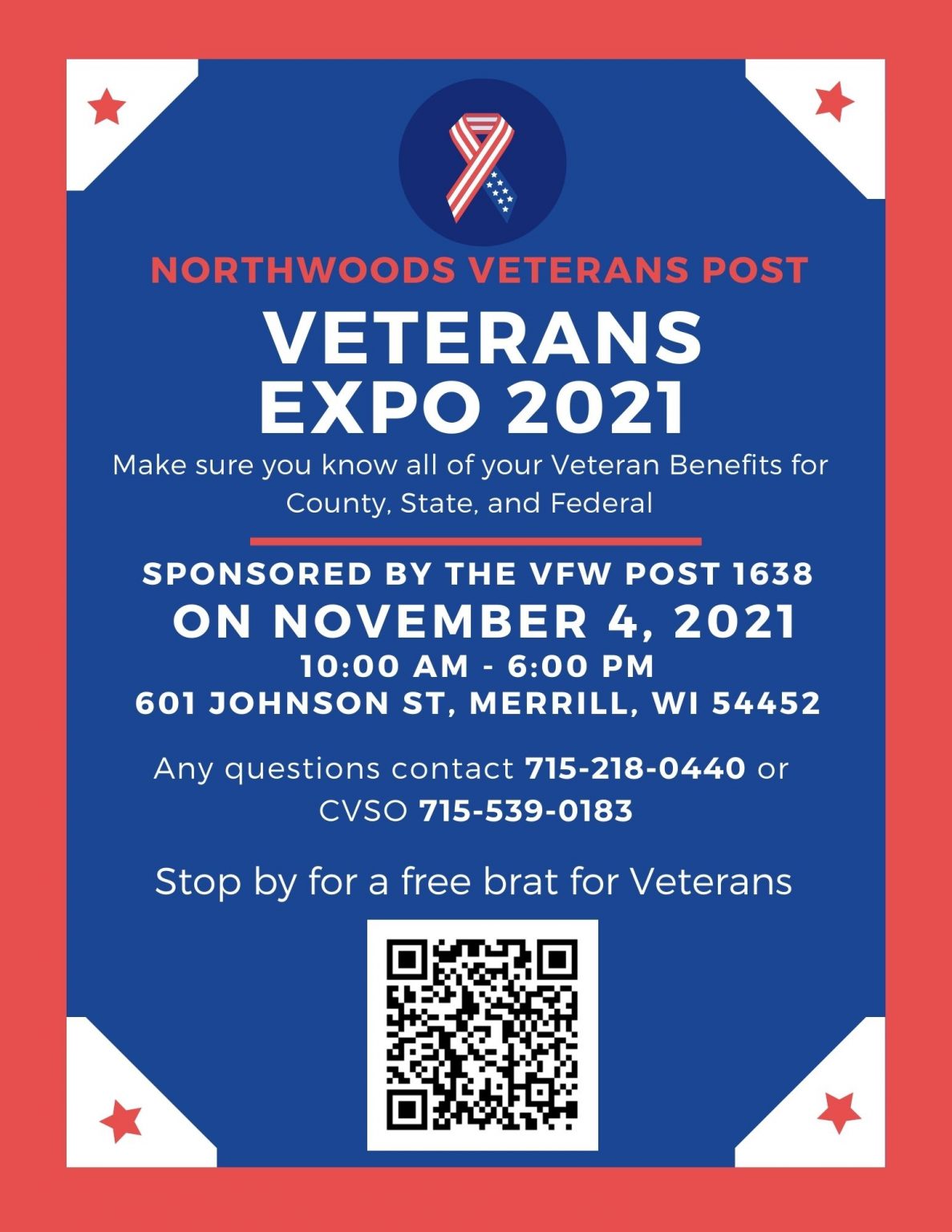 VETERANS EXPO 2021 Northwoods Veterans Post